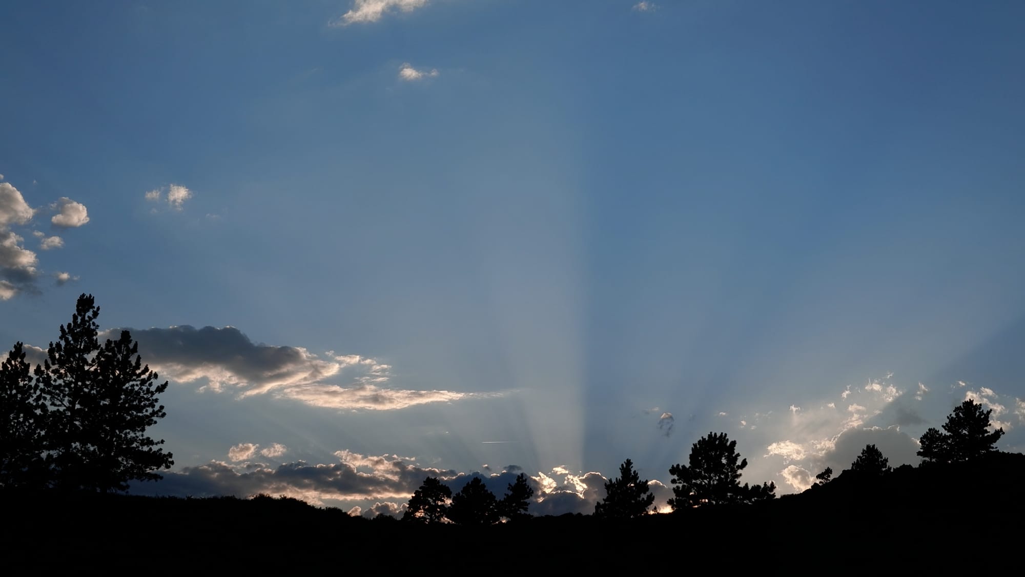 sunset in wyoming